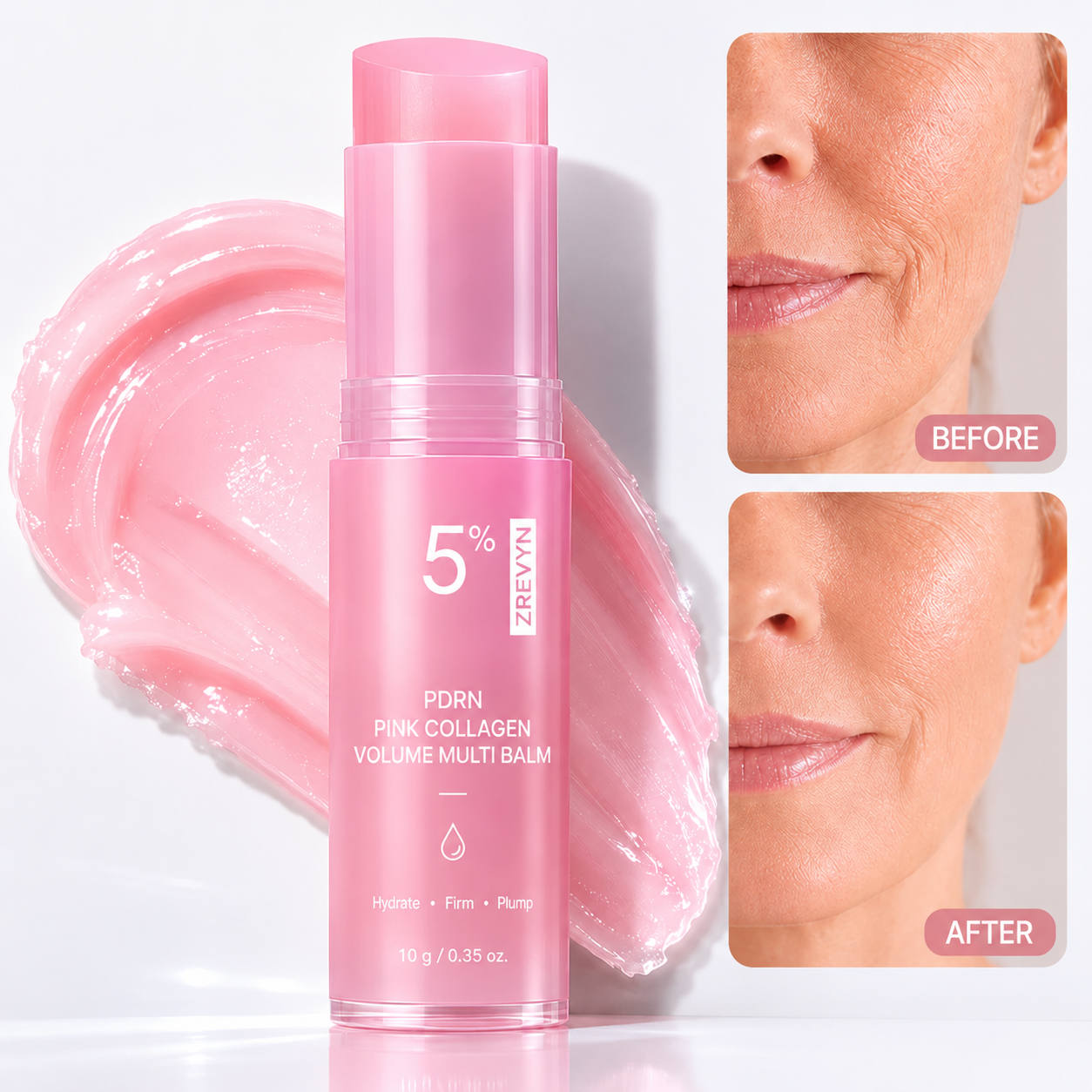 🔥LAST DAY 60% OFF Zrevyn Korean Pink CollagenVolume Multi Balm